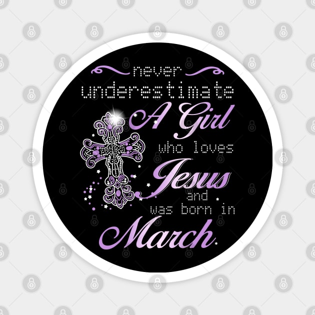 March Girl Magnet by xylalevans